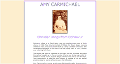 Desktop Screenshot of amycarmichael.org